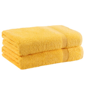 2 Bath towel for bathroom, Fade Resistant 100% Cotton Bath Towels, soft absorbent, 2-Pack (70x140 cm)