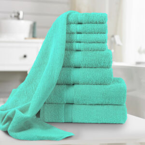 Utopia Towels 8 Piece Towel Set - 2 Bath Towels, 2 Hand Towels and 4 Washcloths 400 GSM Cotton Hotel Quality Super Soft and Highly Absorbent