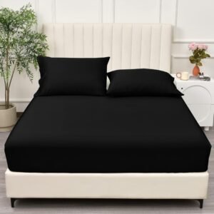 Fade Resistant Brushed Microfiber 30 Cm Deep Pocket Microfiber Fitted Sheet