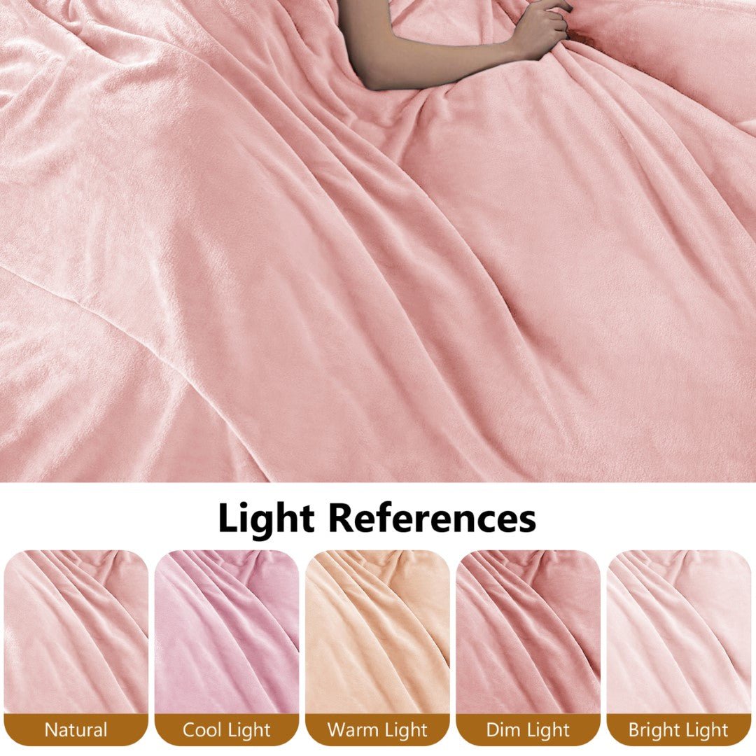 Lightweight Super Soft 450 GSM Fluffy Mink Throw Blanket - Image 60