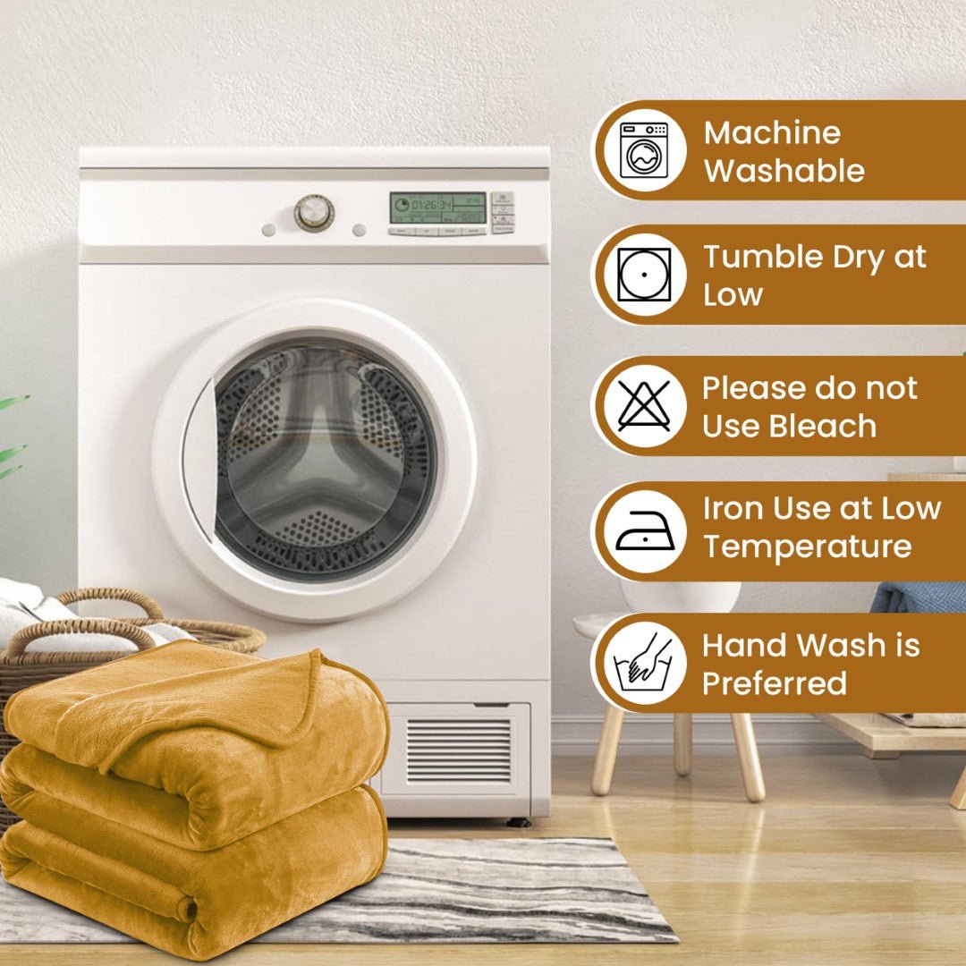 Lightweight Super Soft 450 GSM Fluffy Mink Throw Blanket - Image 43