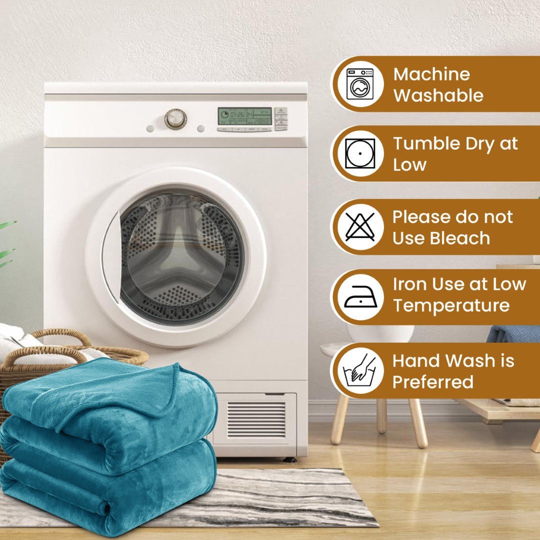 Lightweight Super Soft 450 GSM Fluffy Mink Throw Blanket - Image 83