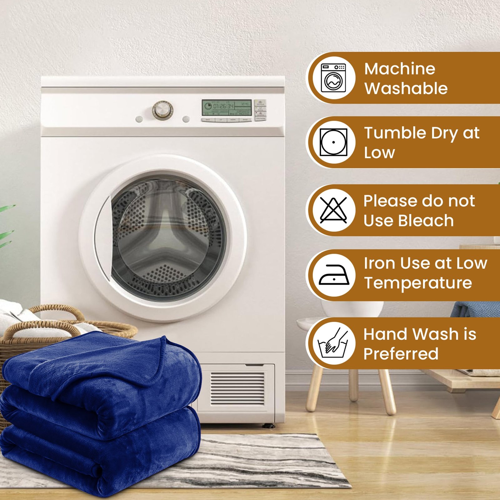 Lightweight Super Soft 450 GSM Fluffy Mink Throw Blanket - Image 20