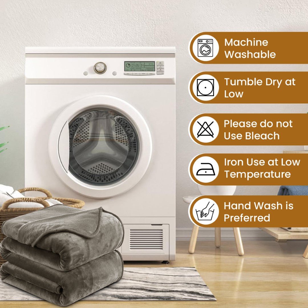 Lightweight Super Soft 450 GSM Fluffy Mink Throw Blanket - Image 51