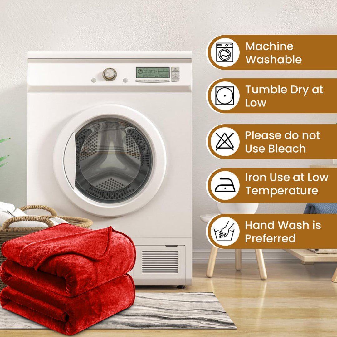 Lightweight Super Soft 450 GSM Fluffy Mink Throw Blanket - Image 67