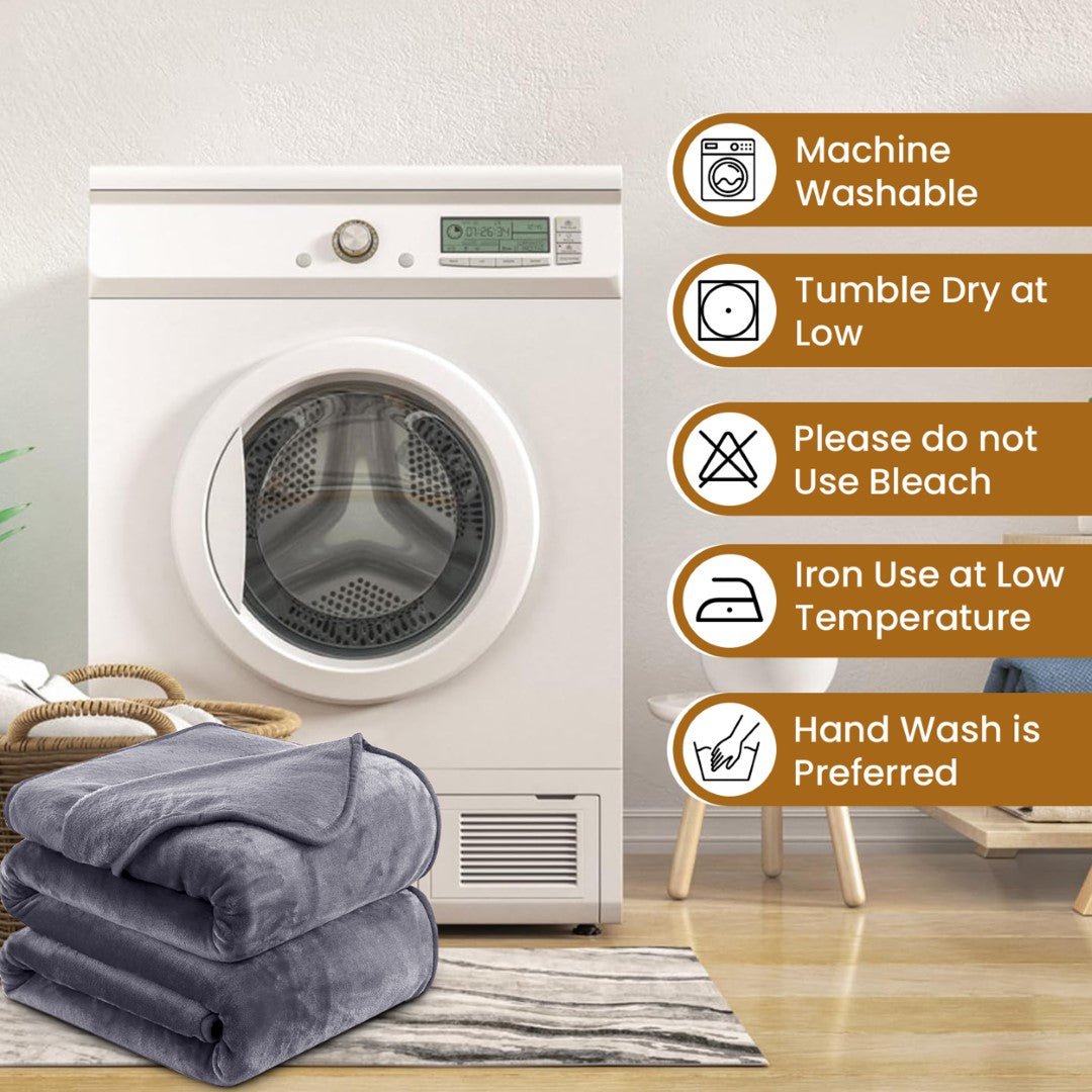 Lightweight Super Soft 450 GSM Fluffy Mink Throw Blanket - Image 75