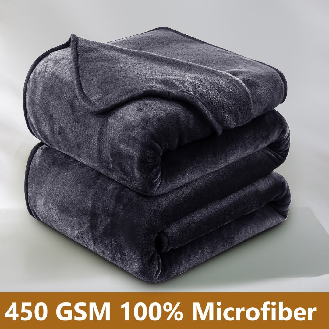 Lightweight Super Soft 450 GSM Fluffy Mink Throw Blanket - Image 88