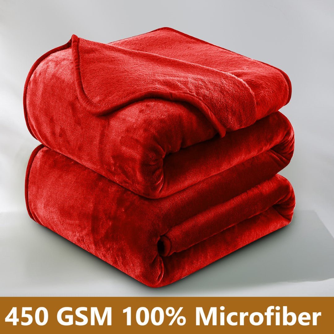 Lightweight Super Soft 450 GSM Fluffy Mink Throw Blanket - Image 71