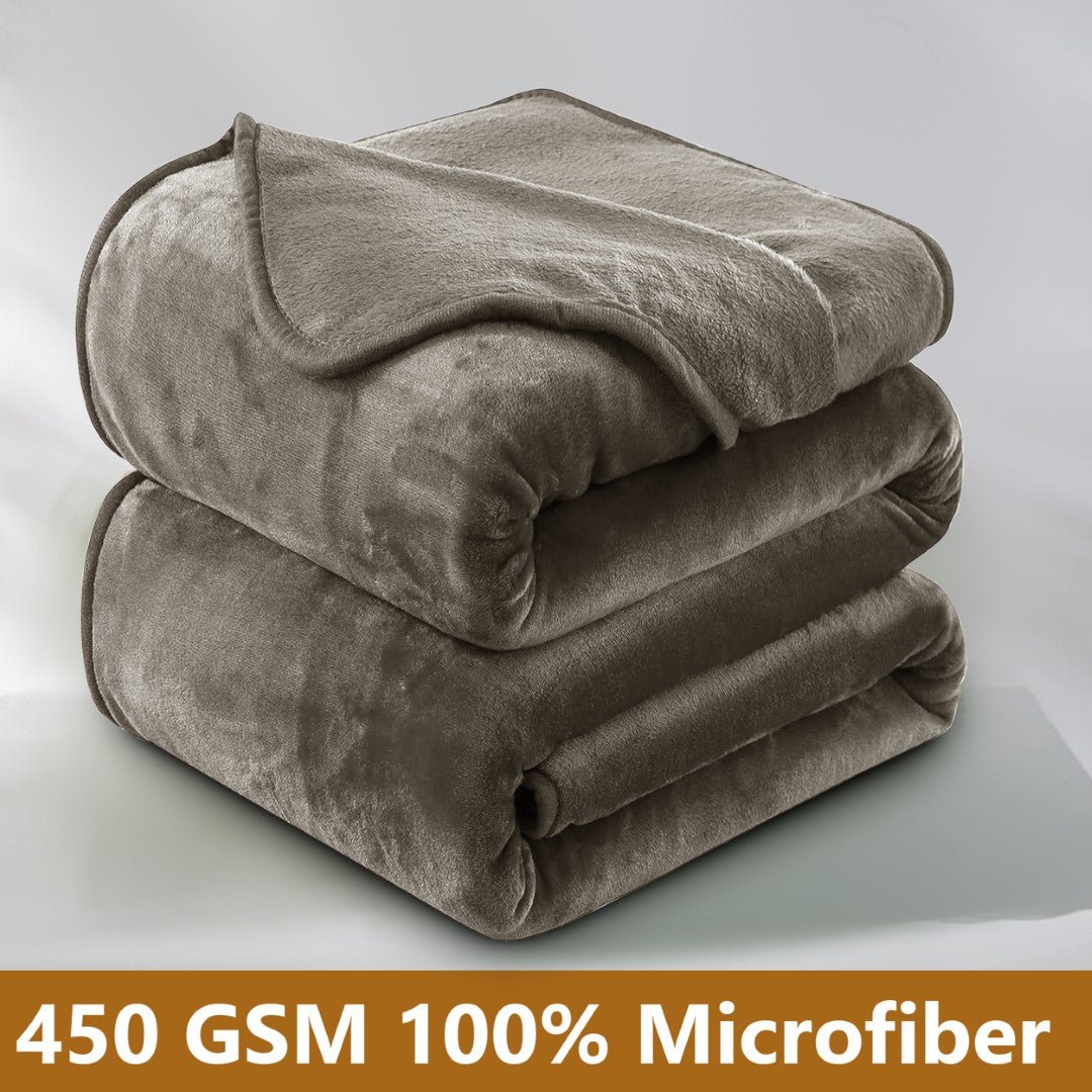 Lightweight Super Soft 450 GSM Fluffy Mink Throw Blanket - Image 54