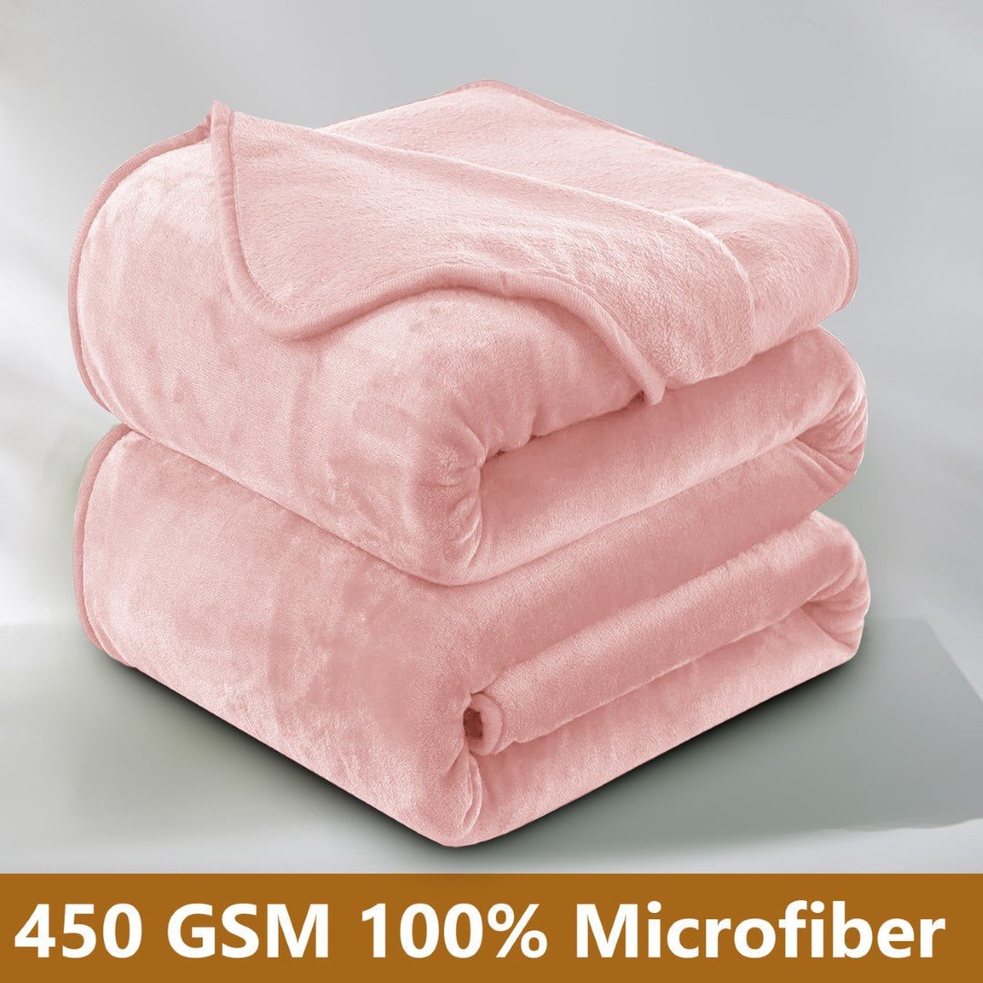 Lightweight Super Soft 450 GSM Fluffy Mink Throw Blanket - Image 63