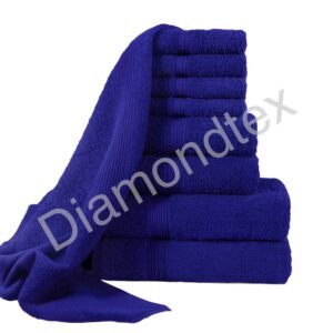 8 Piece Luxury Towel Bale Set – 500 GSM 100% Cotton Towels | Bath, Hand & Face