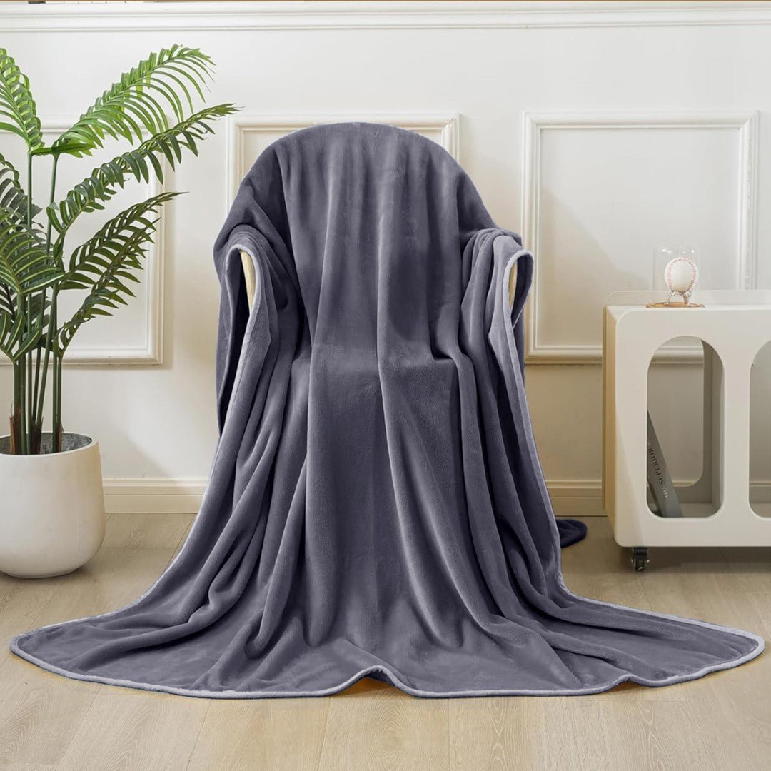 Lightweight Super Soft 450 GSM Fluffy Mink Throw Blanket - Image 72