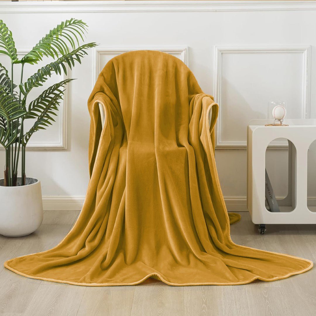 Lightweight Super Soft 450 GSM Fluffy Mink Throw Blanket - Image 40
