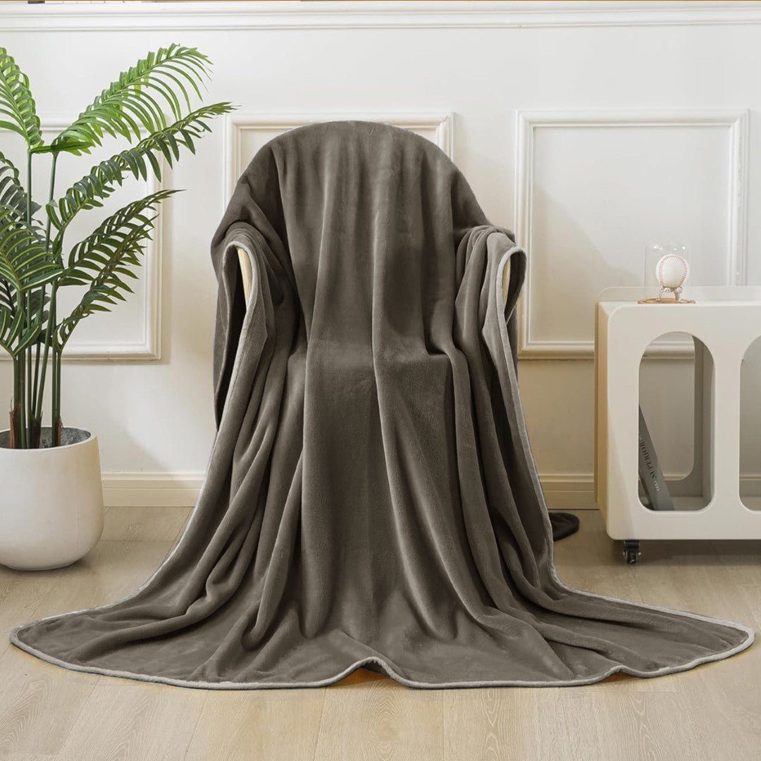 Lightweight Super Soft 450 GSM Fluffy Mink Throw Blanket - Image 48