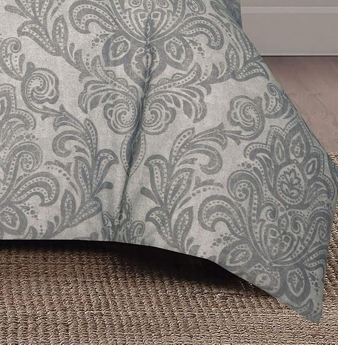 Breathable Microfibre Quilt Duvet Cover Set With Fitted Sheet - Image 152