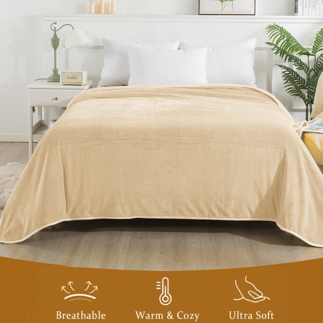 Lightweight Super Soft 450 GSM Fluffy Mink Throw Blanket - Image 26
