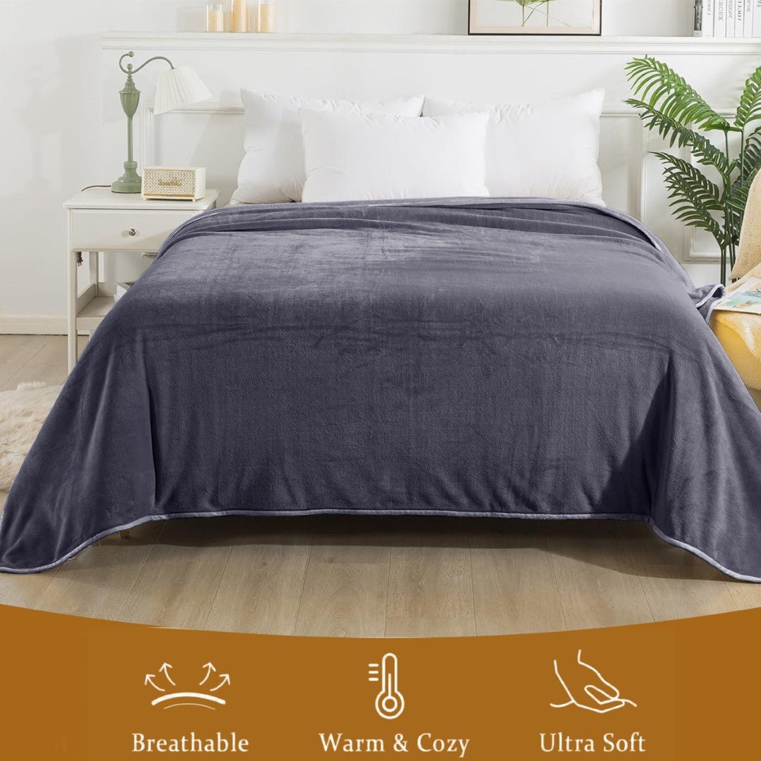 Lightweight Super Soft 450 GSM Fluffy Mink Throw Blanket - Image 73