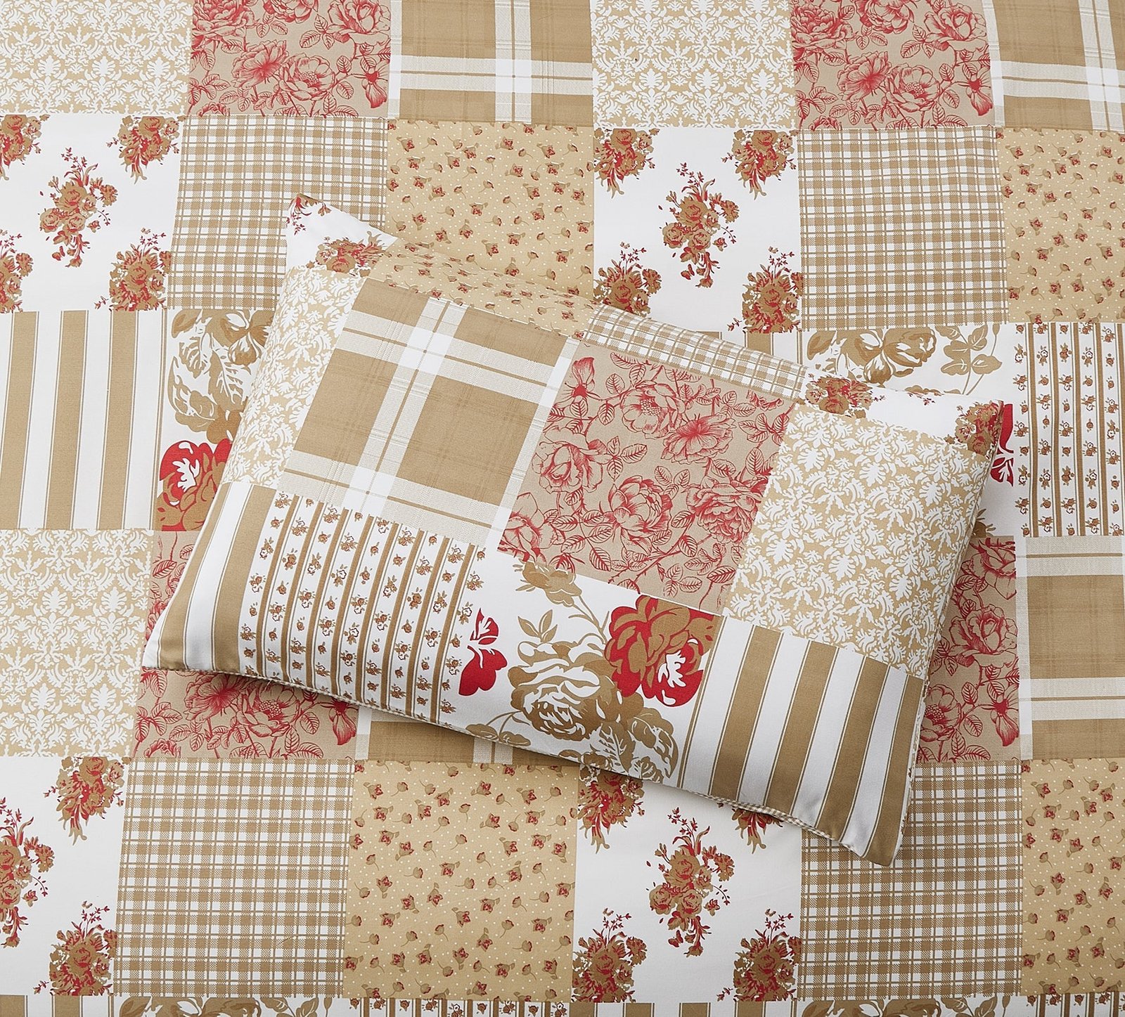 Breathable Microfibre Quilt Duvet Cover Set With Fitted Sheet - Image 5