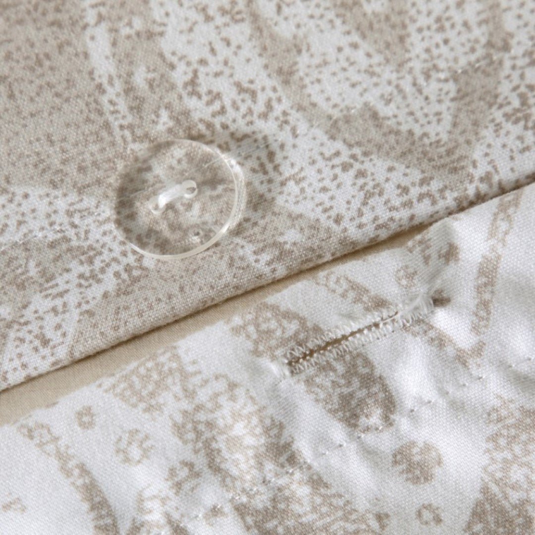 Breathable Microfibre Quilt Duvet Cover Set With Fitted Sheet - Image 34