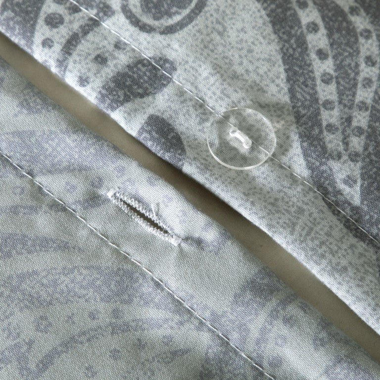 Breathable Microfibre Quilt Duvet Cover Set With Fitted Sheet - Image 48