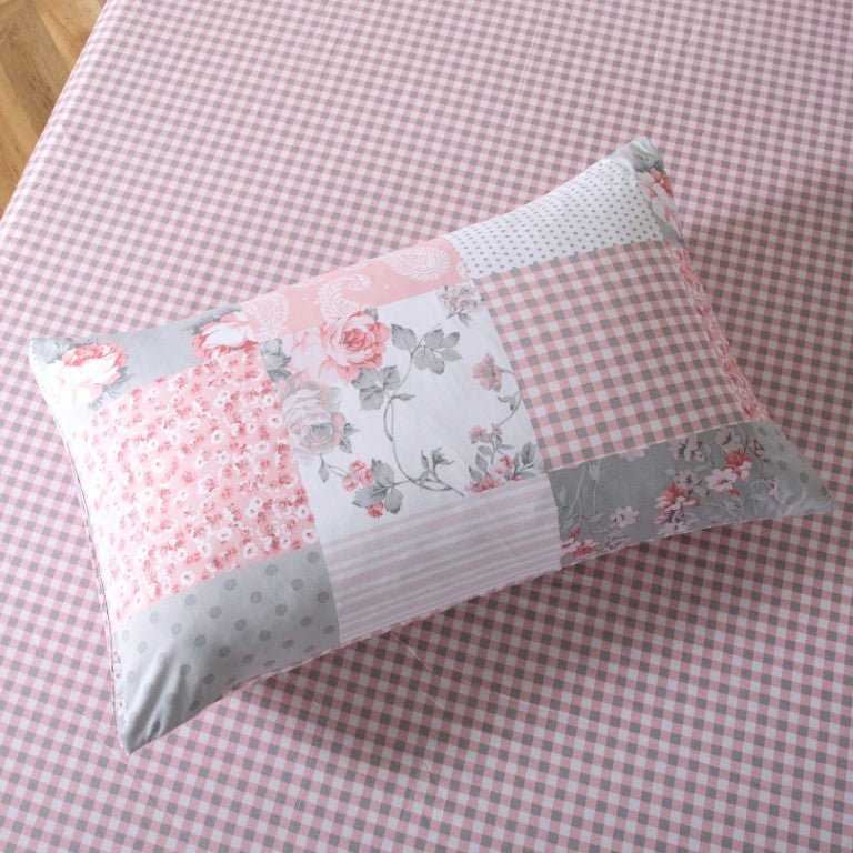 Breathable Microfibre Quilt Duvet Cover Set With Fitted Sheet - Image 98