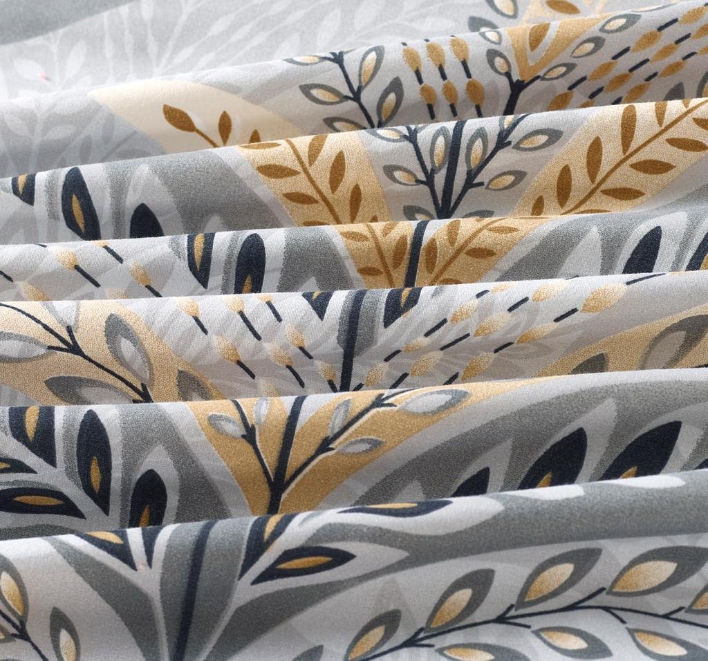 Breathable Microfibre Quilt Duvet Cover Set With Fitted Sheet - Image 121