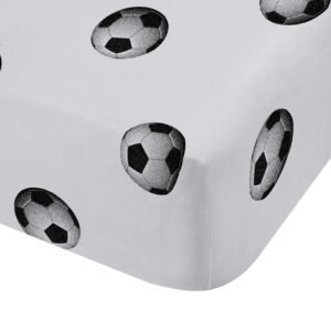 Catherine Lansfield Football Bed Linen Fitted Sheet Multi