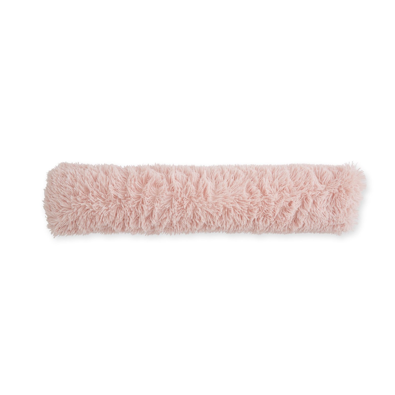 Catherine Lansfield Cuddly Faux Fur 90cm x 20cm Draught Excluder Blush - Image 3