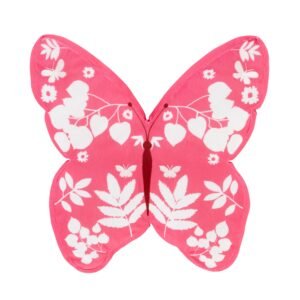 Catherine Lansfield Butterfly 3D Filled Cushion Pink