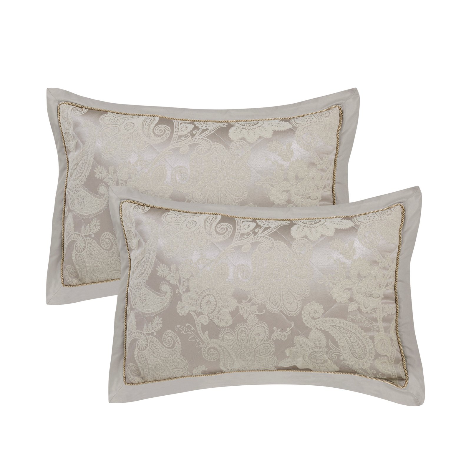 Catherine Lansfield Opulent Jacquard Pillow Protector Champagne - Image 3