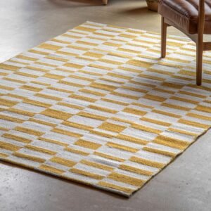 Kingston Jacquard Rug Mustard