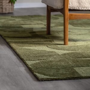 Cortland Block Rug Olive