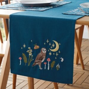 Catherine Lansfield Enchanted Twilight 33cm x 220cm Runner Navy