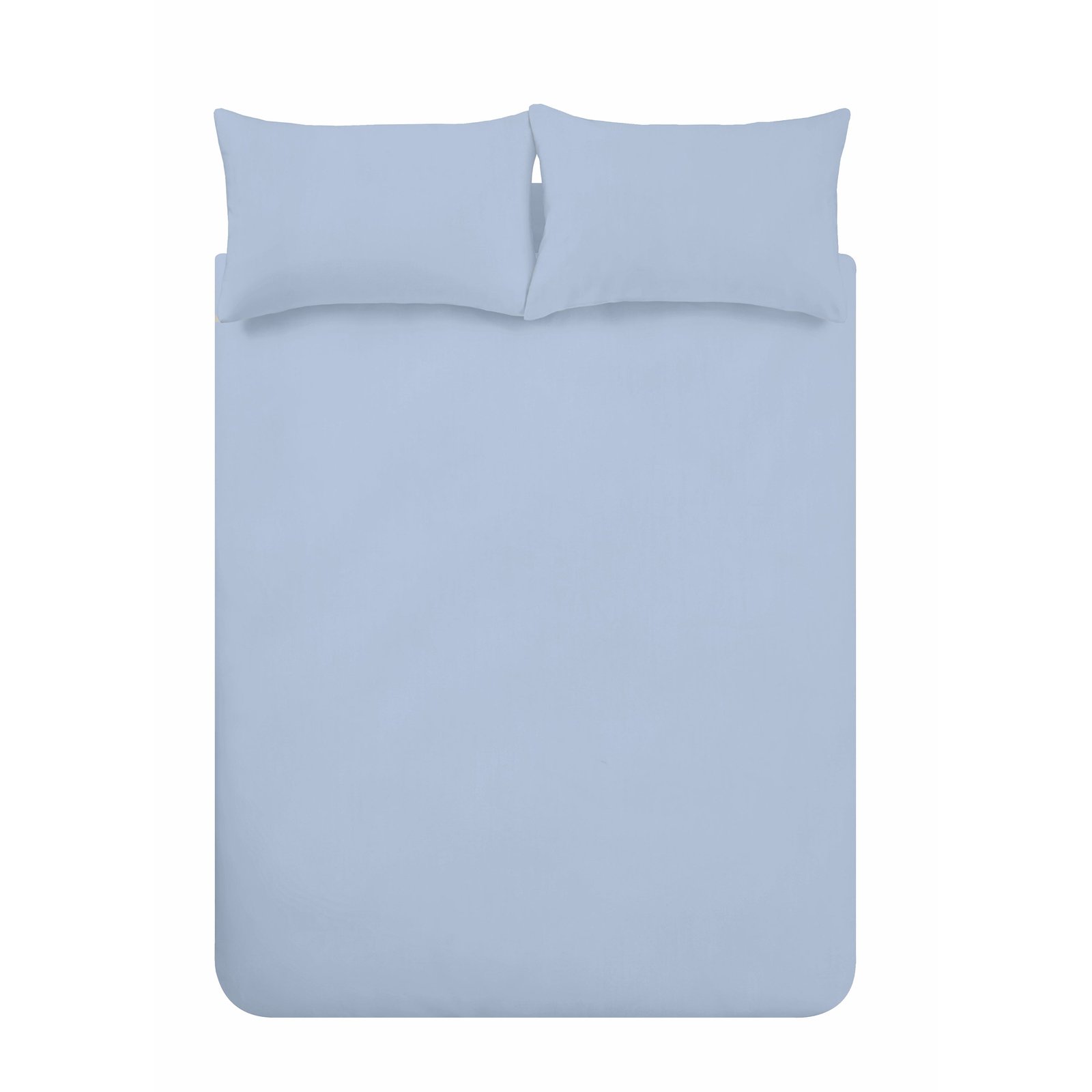 Catherine Lansfield Brushed Cotton Soft and Cosy Duvet Cover Bedding Set Lansfield Blue - Image 4