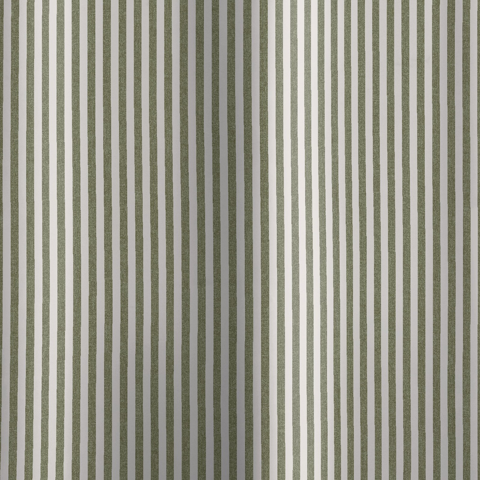Catherine Lansfield Timeless Stripe Shower Curtain Green - Image 3