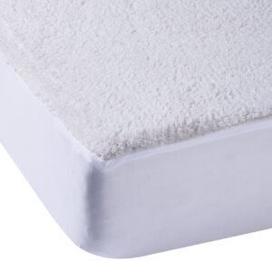 Catherine Lansfield Sherpa Underblanket Bed Linen Fitted Sheet Cream