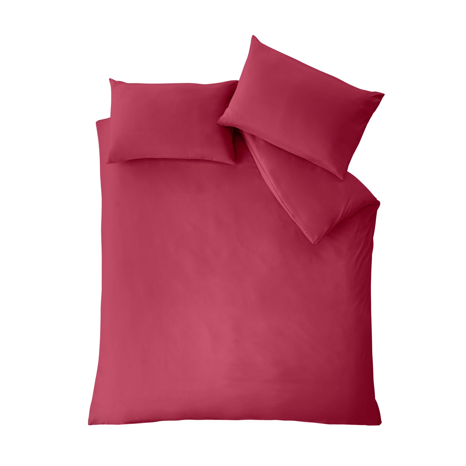 Catherine Lansfield So Soft Easy Iron Duvet Cover Bedding Set Hot Pink - Image 3