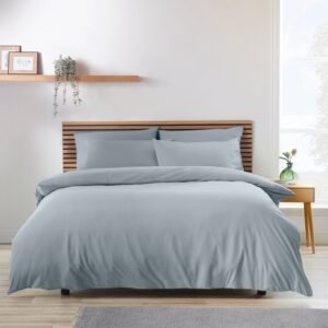 Catherine Lansfield So Soft Non-Iron Duvet Cover Bedding Set Slate