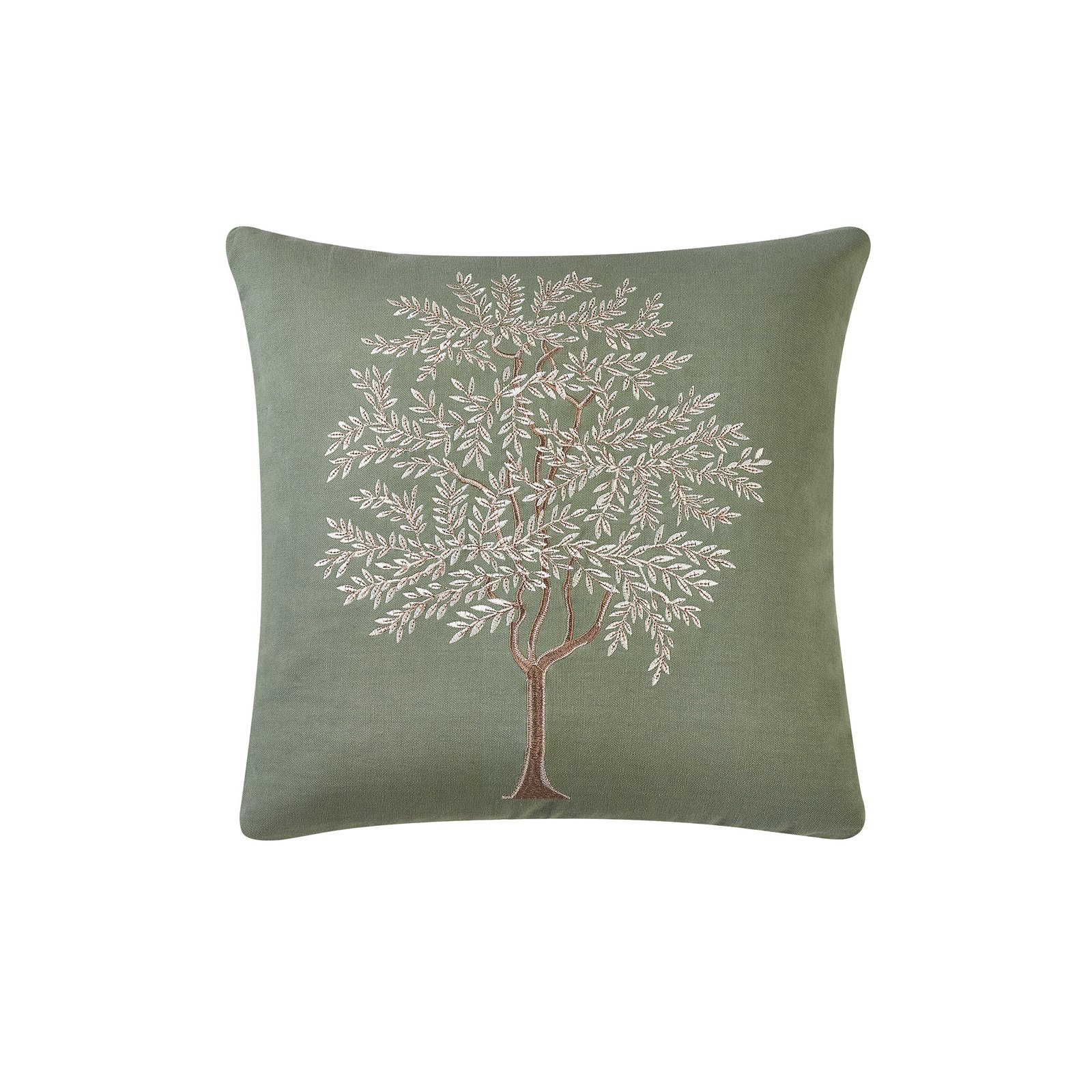 Catherine Lansfield Woodland Trees 45cm x 45cm Filled Cushion Green - Image 3