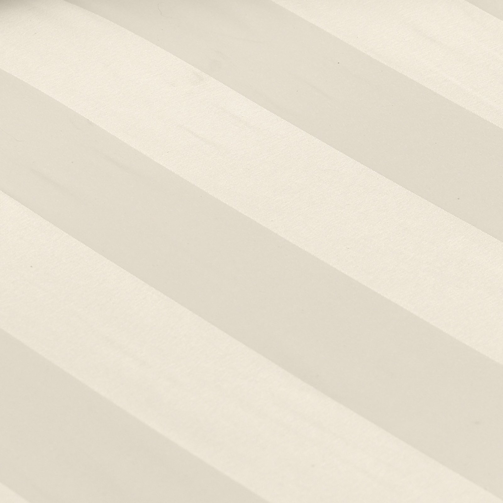 Catherine Lansfield So Soft Satin Stripe Bed Linen Fitted Sheet Cream - Image 2