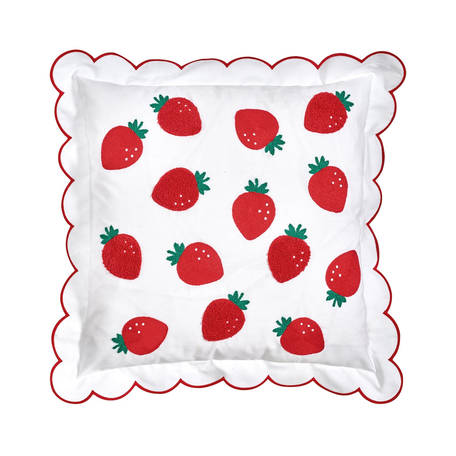 Catherine Lansfield Strawberry Filled Cushion 45cm x 45cm Red - Image 3