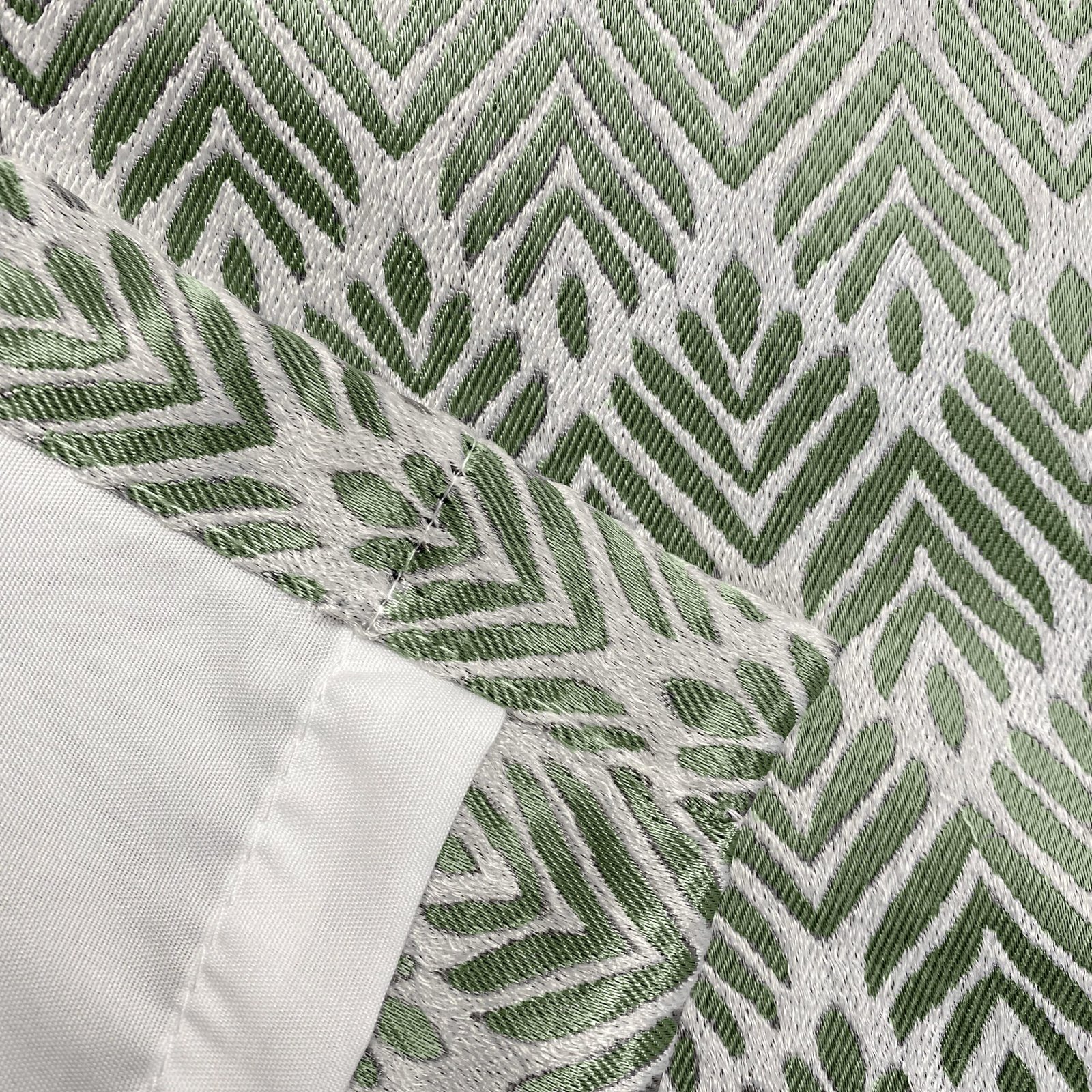 Aspen Thermal Ready Made Eyelet Blockout Curtains Green - Image 3