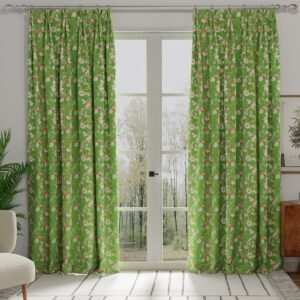 Linda Barker Alda Made to Measure Curtain Green