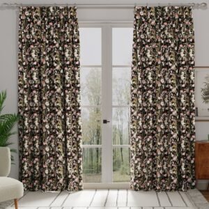 Linda Barker Alda Made to Measure Curtain Black