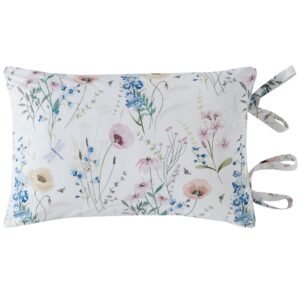 Laura Ashley Alford Meadow Pillowcase Housewife Delphinium Blue