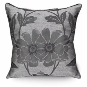Floral Jacquard Square Sofa Cushion Cover for Bedroom
