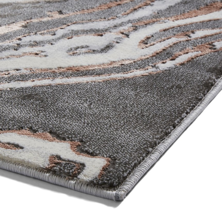 Apollo GR584 Modern Abstract Rug Grey Rose - Image 2