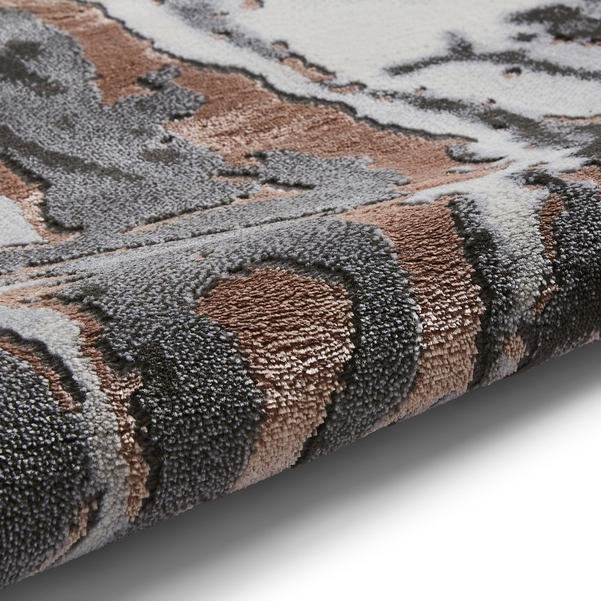 Apollo GR584 Modern Abstract Rug Grey Rose - Image 6