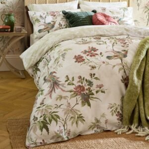 Laura Ashley Attleton Duvet Cover Bedding Set Multi Sage