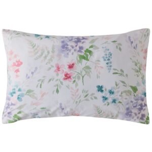 Laura Ashley Aulden Flowers Pillowcase Housewife Lavender